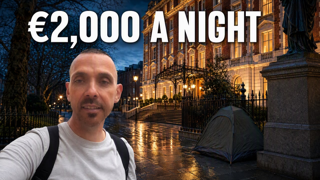 A tent under Wolfe Tone's statue, and the funds that own the hotels across the road